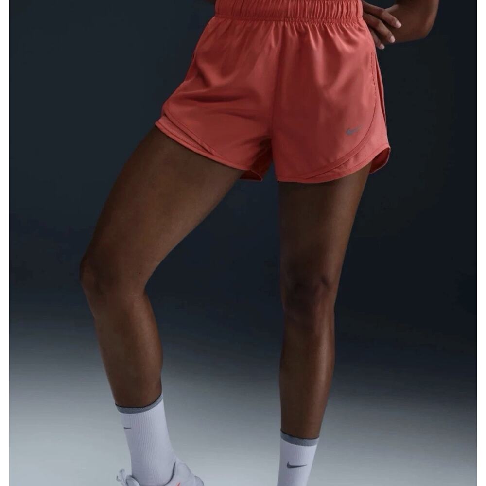Nike Women's Dri Fit Tempo 2 In 1 Brief Lined 3" Running Shorts Large Reg $32 - Picture 4 of 7